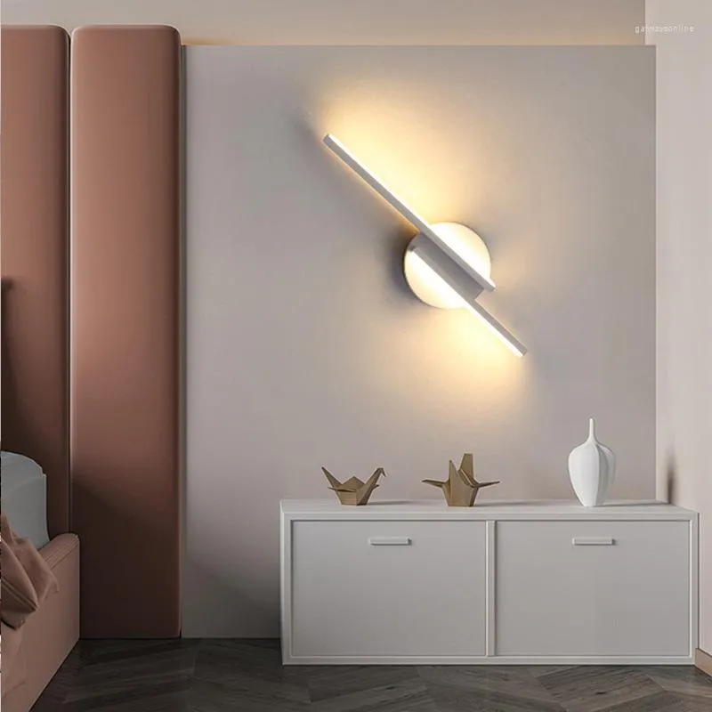 Wandlamp Antieke Houten Katrol Led Zeshoekig Slaapkamer Decor Draadloos Applique Muurschildering Design