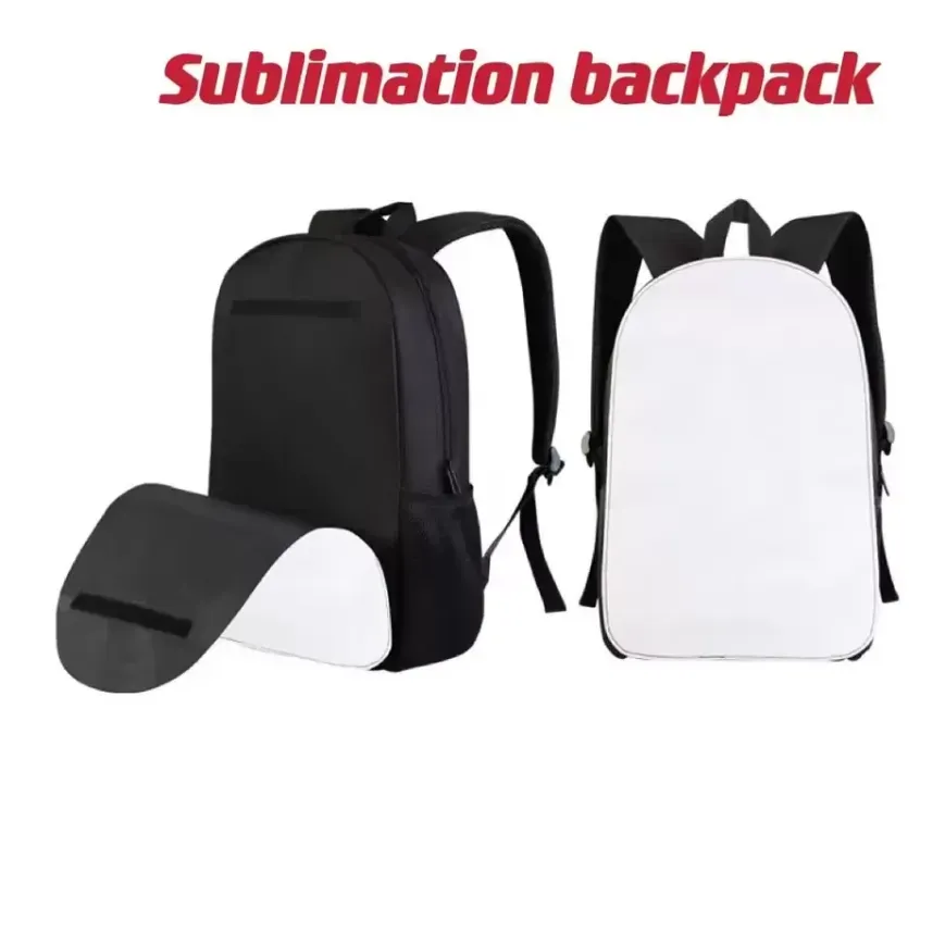 Großhandel Sublimation DIY Rucksäcke Blank Andere Bürobedarf Wärmeübertragung Druck Tasche Persönliche Kreative Polyester Schule Student Tasche G0713