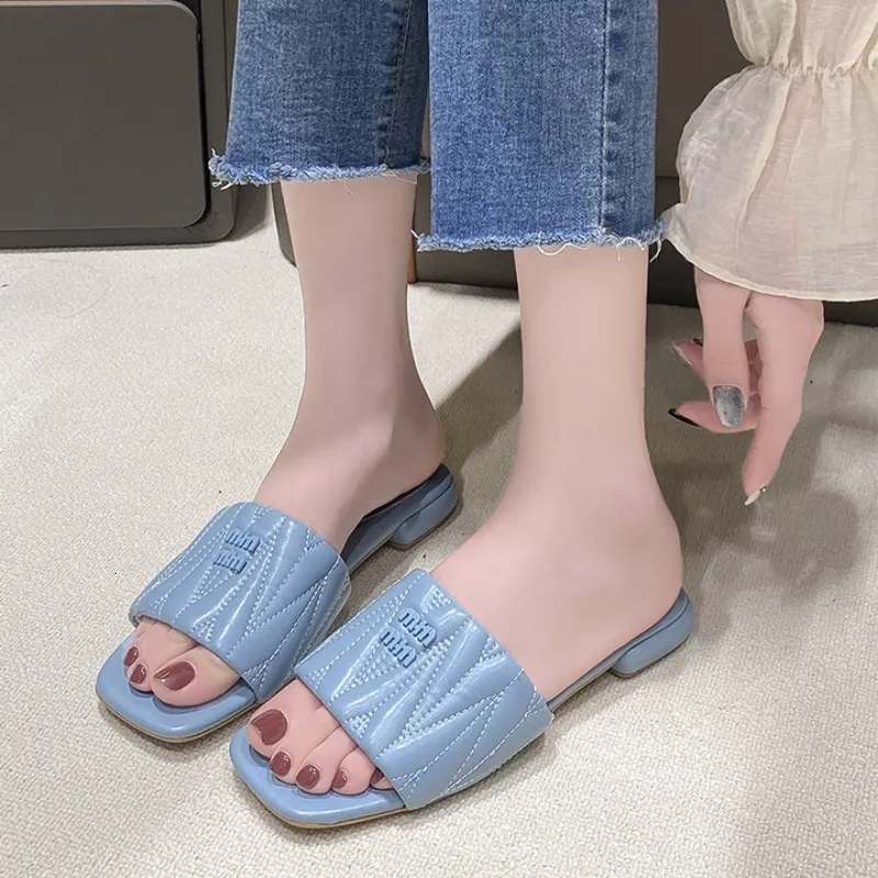 Slippers Flats Fashion Trend Open Toe Slippers Women's Flip Summer Casual Beach Shoes Women's Slide Back Sandals Women's Slide 230713