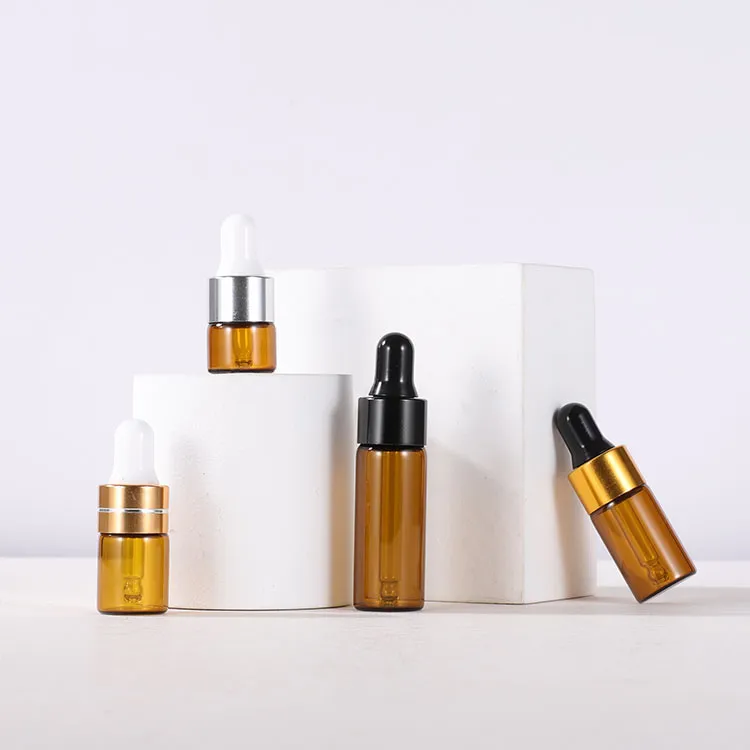 1ML 2ML 3ML 5ML Mini Sample Cute Bottle Les huiles essentielles sont des bouteilles