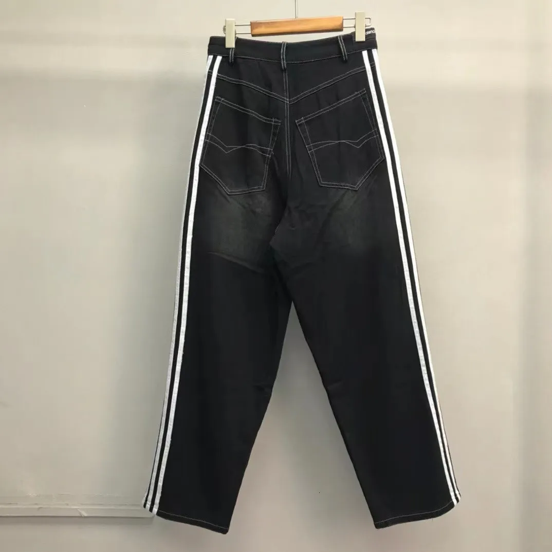 Mannen Jeans Luxe Merk Mode Originele Strepen Ontwerp Mannen High end Casual Denim Broek Hoge Kwaliteit Mannelijke Beroemde Trend broek 230712