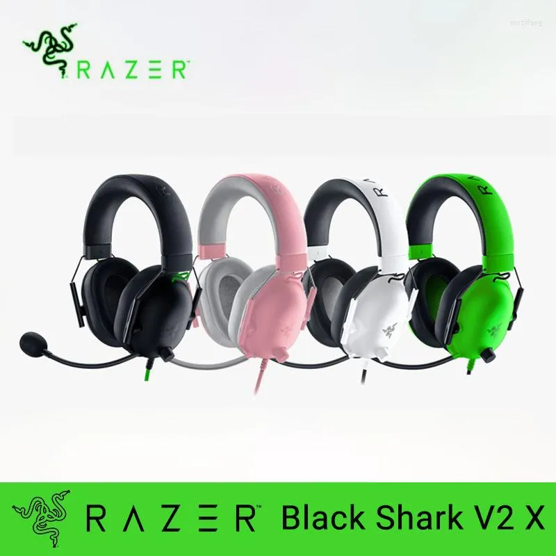 Microfoni Razer BlackShark V2 X Cuffie Cuffie da gioco cablate: 7.1 Surround Sound- Gioco per PS4 PS5 Switch Xbox