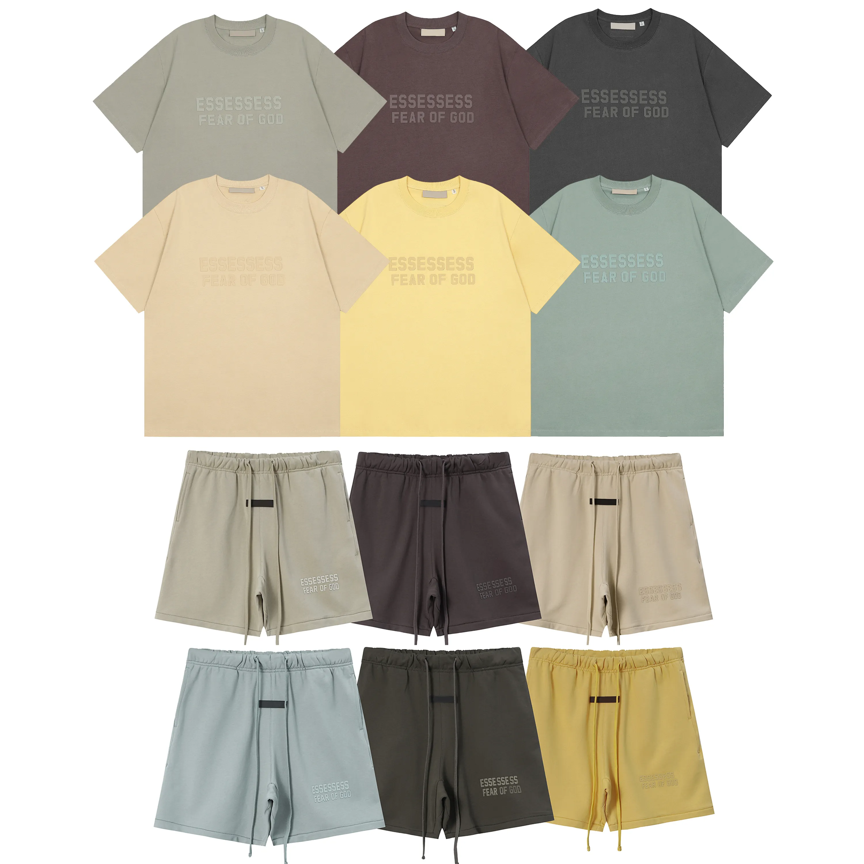 Luxuriöse Herren-T-Shirt-Shorts, Designer-T-Shirts, Sommermode, Herren- und Damen-Shorts, Esse-Brief-Qualitätskleidung