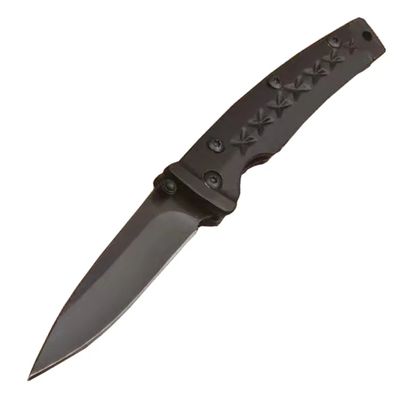 G8138 Survival Solding Knife 8CR13MOV Czarne Ostrze Tlenek Aluminium Aluminium Uchwyt na zewnątrz kempingu