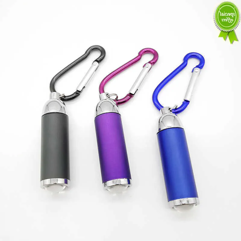 Mini LED-ficklampa Portable Multi-Function Keychain Pendant Ficklamp Pocket-storlek bil Keychain Emergency Keychain Light