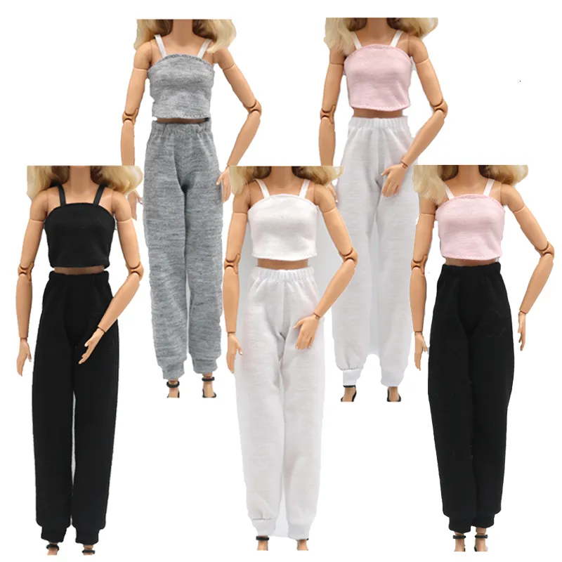 Dolls Office Lady Fashion Doll Cloths for omfits 16 Associory for Shirt Wide Leg Pants Toys 230712