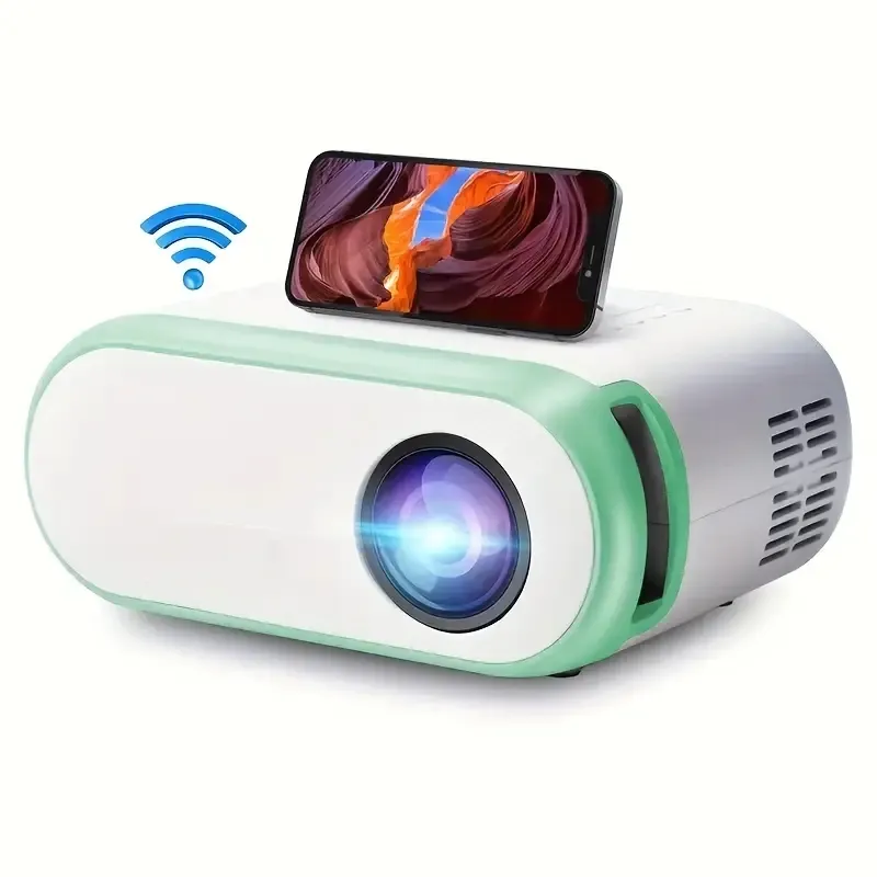 Mini draagbare projector, Q11, thuisbioscoop/buitenvideo, 1080P ondersteund, compatibel met smartphone/laptop/HDMI/USB.etc.