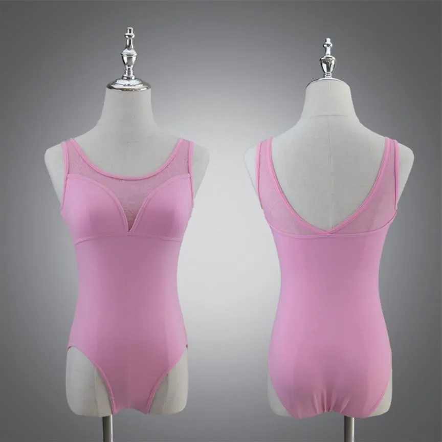 L2013 en stock ballet camisole sexy justaucorps rose balletwear vêtements de danse toute la Chine approvisionnement adulte gymnastique porter yogawear2063