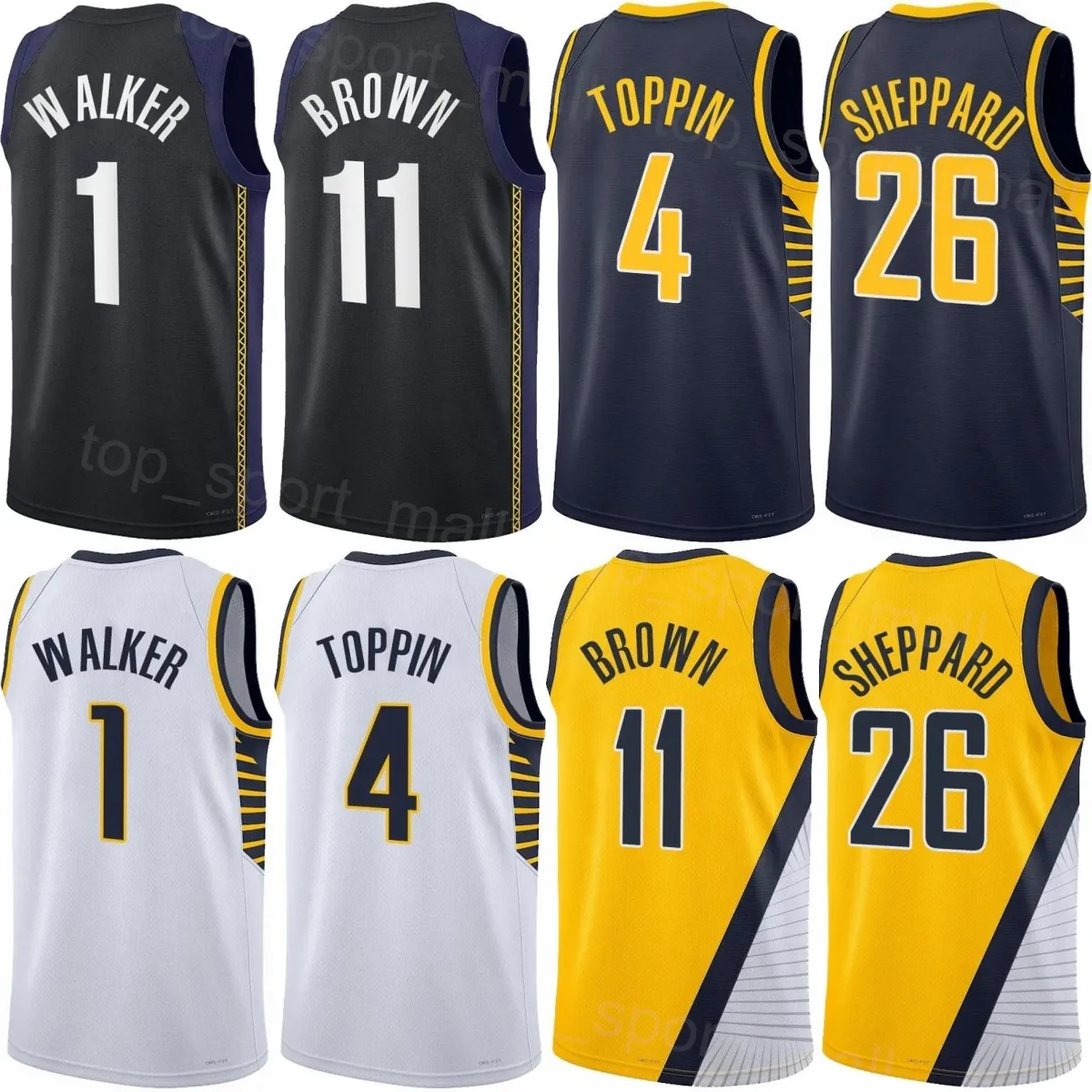 Man Kids Printed Basketball Jersey - Jarace Walker 1, Ben Sheppard 26 ...