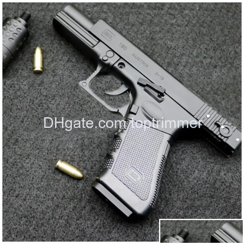 gun toys g18c shell throwing shell ejection pistol toy for adts kids outdoor games gifts model detachable 12.05