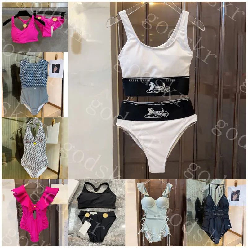 Bikini da donna Costumi da bagno firmati Costumi da bagno da spiaggia Bikini a due pezzi Costumi da bagno classici femminili Abbigliamento da donna