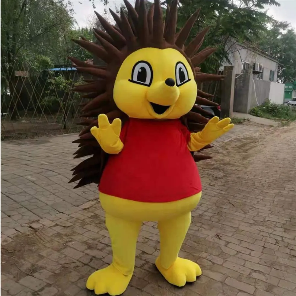 Halloween Hedgehog Mascot Costume Wysokiej jakości dostosowanie kreskówek Plusz Plusz