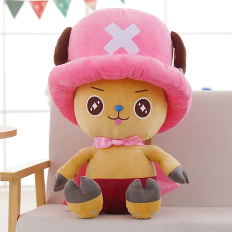 Poupées en peluche 30 cm Japon Anime Haute Qualité Jeu Mignon Kawaii Belle Chopper Singe D Luffy En Peluche Jouet Doux En Peluche Poupée Enfants Cadeaux 230712