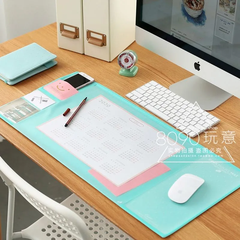 Stor dator Desktop Pad Waterproof Protection Wristb Multifunktionell Mouse Pad Office Desk Accessories Desk Set