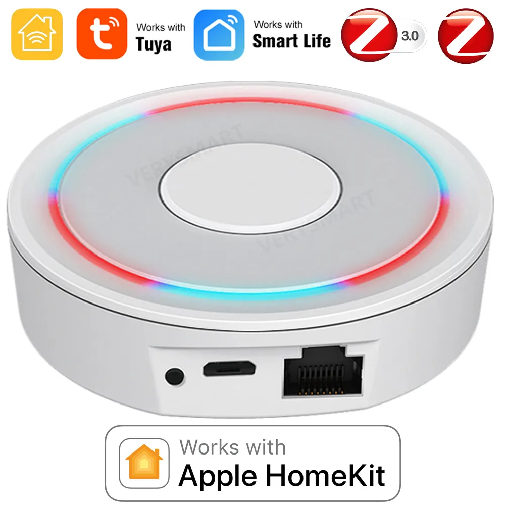 Smart Power Plugs HomeKit ZigBee Hub Home Bridge APP Remote Control Works with Alexa Tuya SmartLife 230712