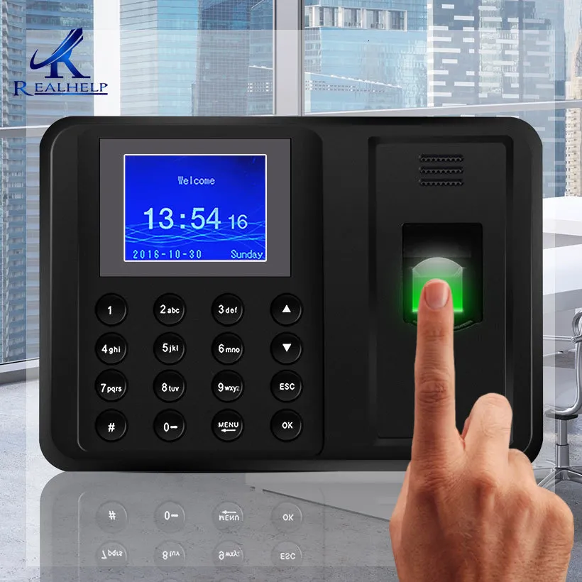 Système de reconnaissance portugais USB biométrique d'empreintes digitales Machine de présence AUCUN logiciel Enregistreur d'horloge 2000 utilisateurs Vérification des employés 230712