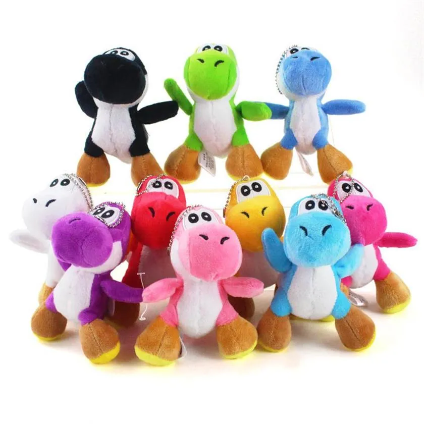 10pcs lot Yoshi plush stuffed toy kids boy girl christmas gifts 10cm275u174g