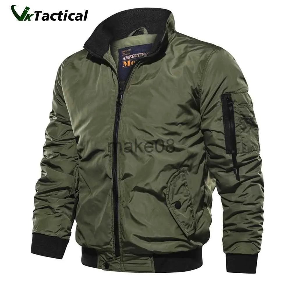 Herenjassen Army Air Force Fly Pilot Jacket Military Airborne Flight Tactical Bomberjack Heren Winter Warm Aviator Motorcycle Coat Maat 5XL J230713