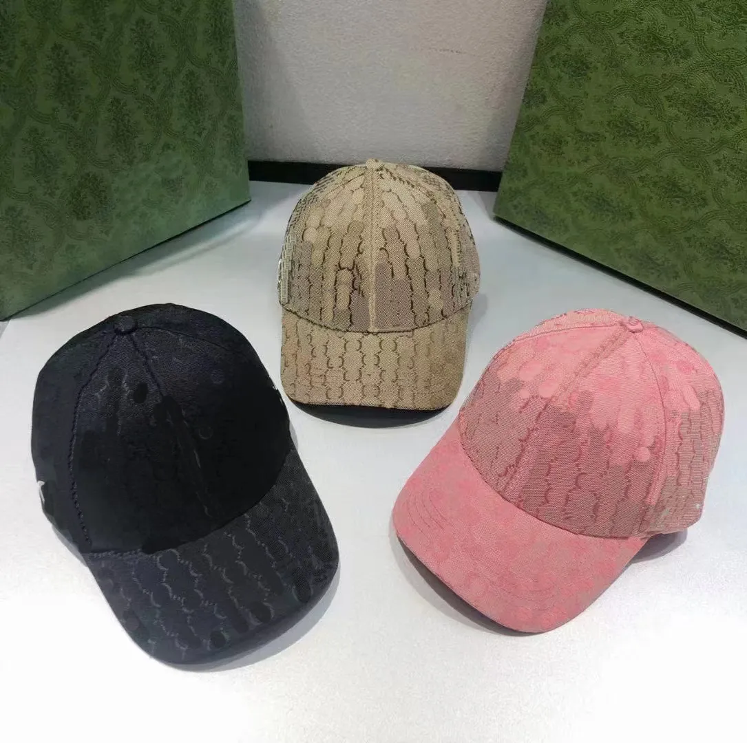 2023 Bonés de beisebol femininos masculinos casquette fashion chapéu de designer de lona chapéu de sol com patch de couro de bezerro forro de algodão cappello chapéus de caminhoneiros de luxo macio hm