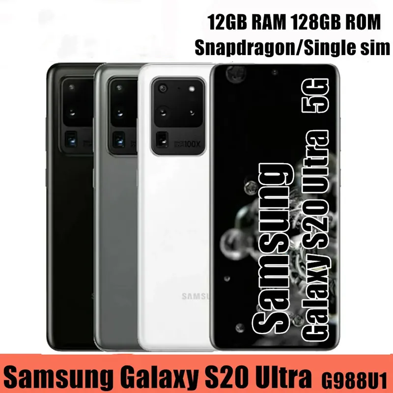 Samsung Galaxy S20 Ultra 5G Smartphone 6.9 From Eureka_phone