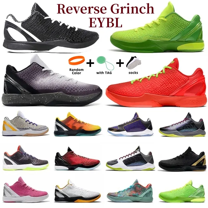 Mamba 6 Proto Basketball Shoes Mambacita Reverse Grinch Del Sol 6s Big Stage Alternativ Bruce Lee Chaos Dark Night Prelude 5s Mens Trainer Sports Sneakers