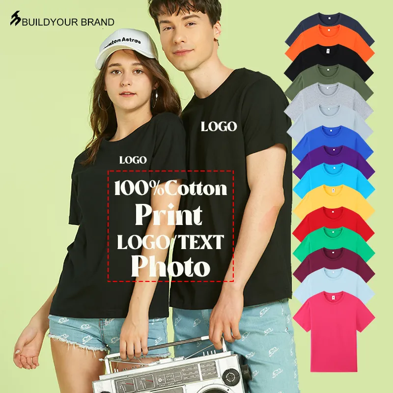 남자 Tshirts 100 Cotton Unisex T 셔츠 맞춤형 인쇄 흰색 Tshirt 남자 패션 느슨한 탑 티 옷 플러스 크기 5xl 230711