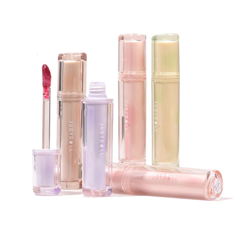 Balsam do ust Judydoll Clear Lipgloss Mirror Glow Oil Lip Glaze nawilżający szklany galaretkowy szminka nawilżający Lip Plumper Gloss Makeup 230712