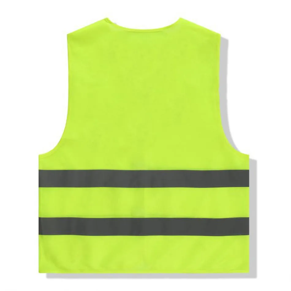 Gilets de circulation à rayures réfléchissantes gilet de sécurité haute visibilité pour assistant d'assainissement