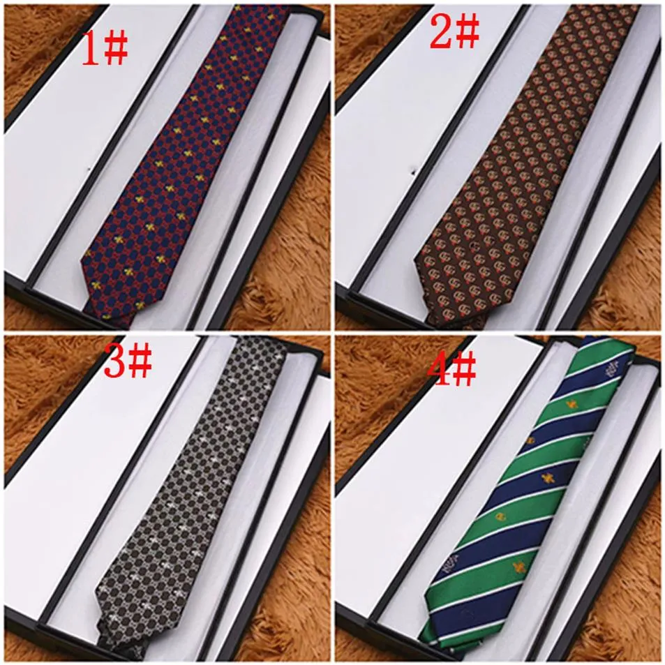 Högkvalitativ 100% Silk Mans bindningsmode med presentförpackning 7 cm Classic Edition Men's Casual Neck Ties Fast Ship282Z