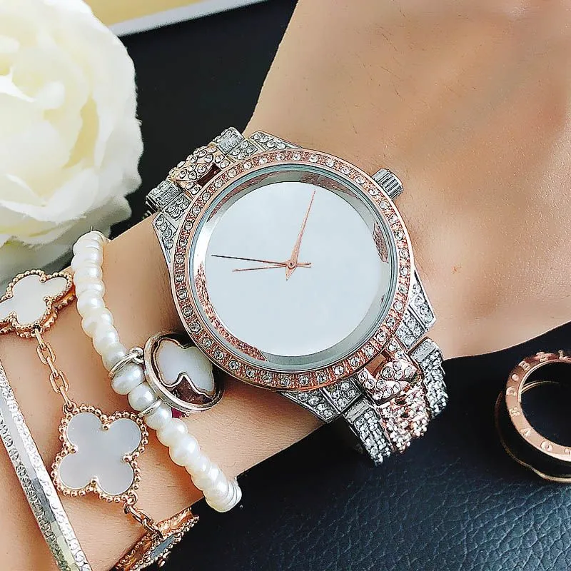 Montre pour femme montres de haute qualité mode luxe Quartz-batterie en acier inoxydable 37mm montre