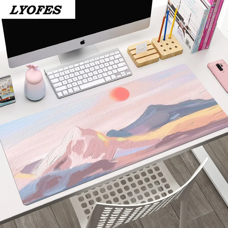 Kawaii Mouse Pad Mite Mouse Pad Laptop Mouse Mouse Mate Gaming Desk Mouse Pad большой настольный настольный балл для компьютерной клавиатуры каваи.