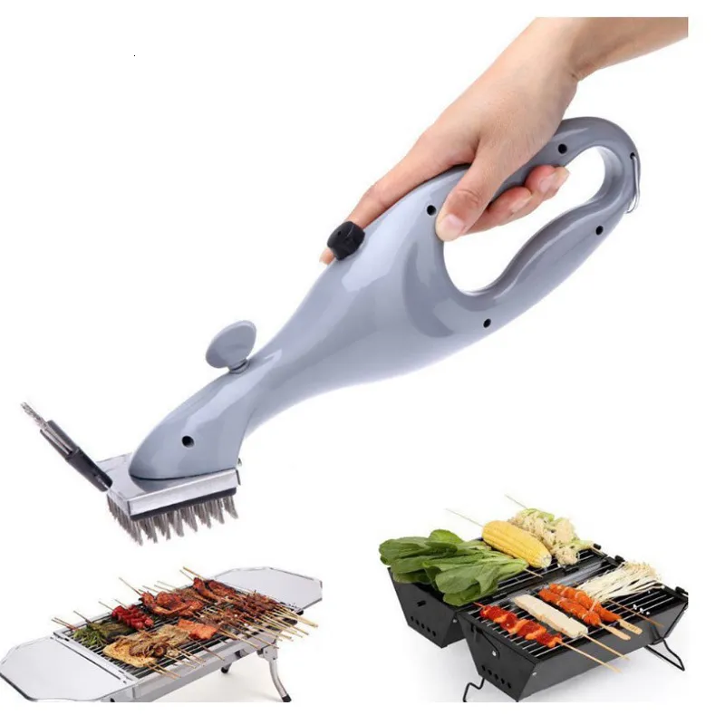 BBQ Tools Accessories Barbecue Grill Cleaning Brush Portable Barbecue Grill Stean Cleaning Tool Steam eller Gas Accessories BBQ Tool Cleaner Kitchen 230712