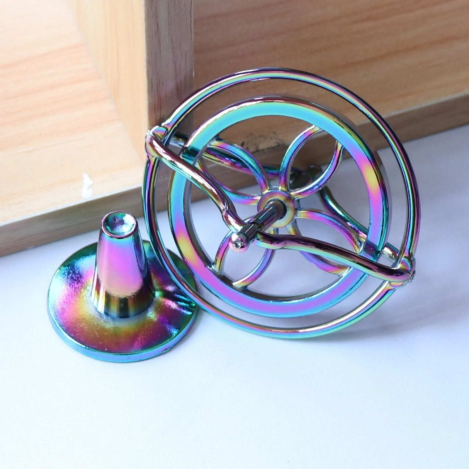 Creative Finger Gyroscope Gyro Anti Gravity Stress Relief Classic