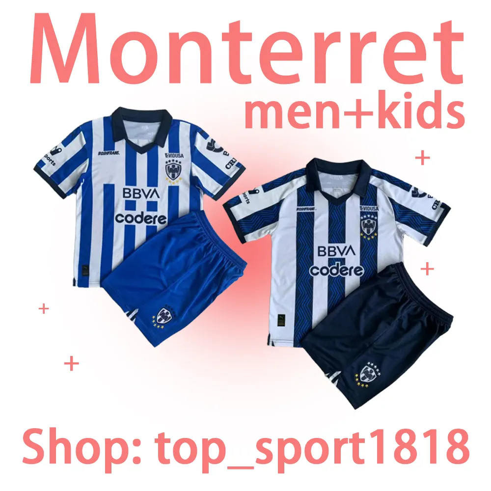 Liga MX Rayados Monterrey Soccer Jerseys R.Funes 2023 2024 Home.