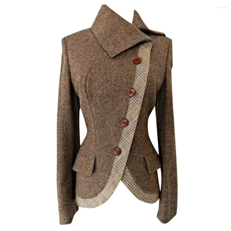 Kadın ceketleri retro tasarım kesilmiş sıkı gotik kısa ceket sonbahar/kış ince ceket mizaç rol yapma zarif kadın giyim