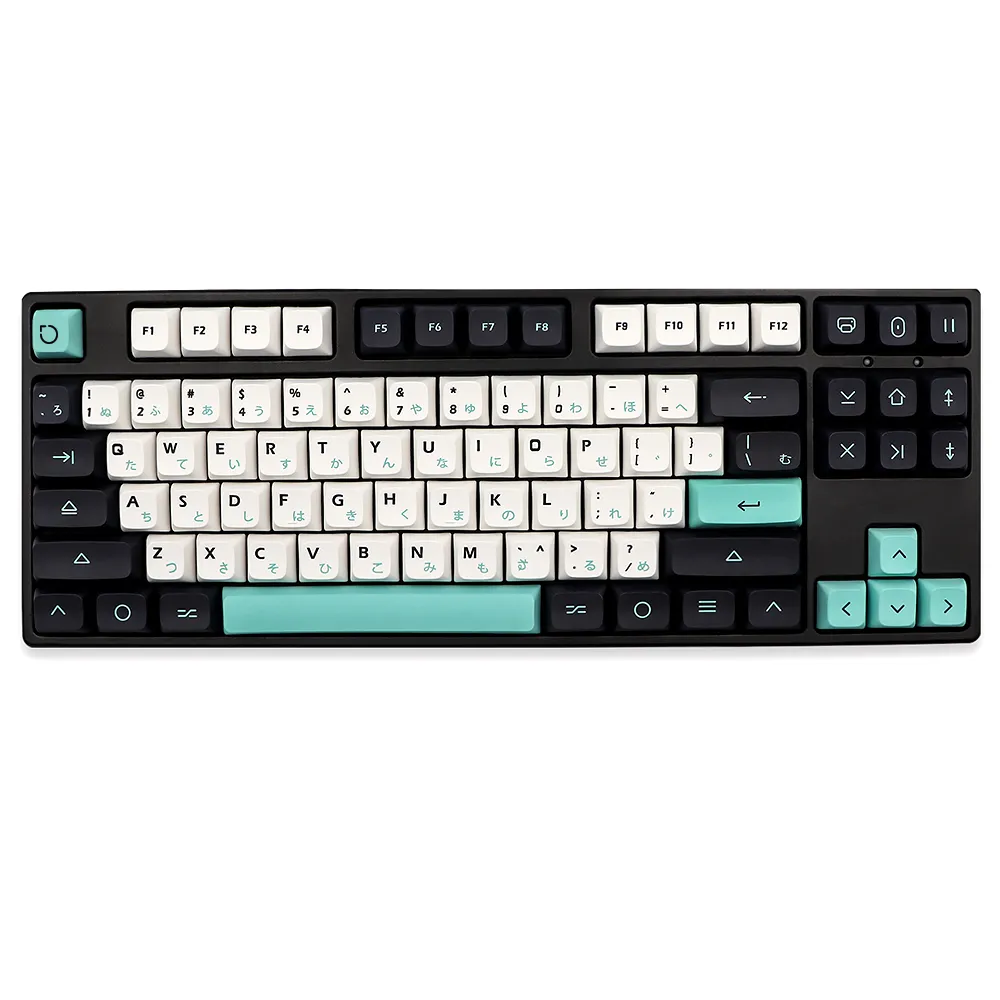 Клавиатуры Geoma KeyCap PBT XDA японская корейская крышка клавиши Azerty для DZ60 RK61 GK64 68 84 980 Клавиатура GMK Keycaps Alice Space Bar 230712