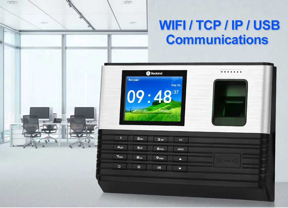 Usb Fingerprint Reader Wifi RFID Biometric Time Attendance System With ...