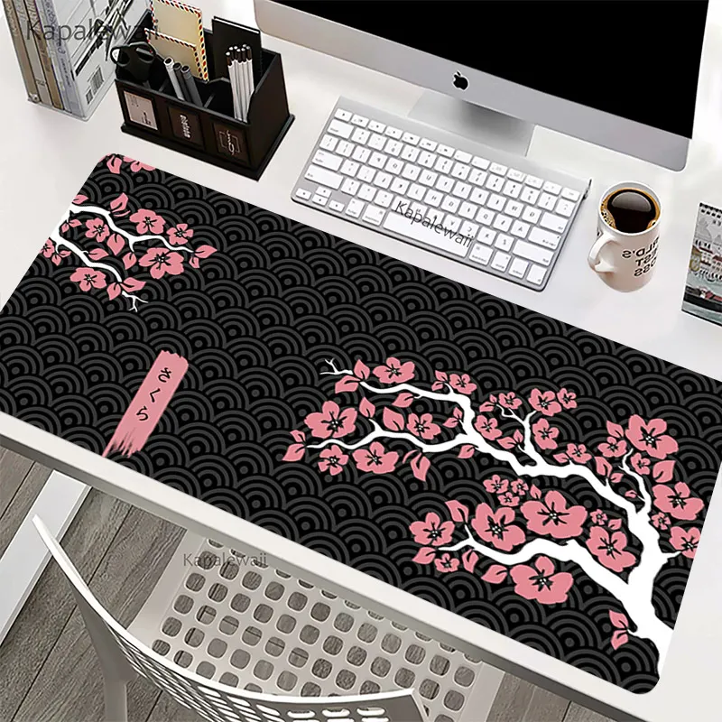 Kawaii 50x100cm XL Gaming Large Flower Mouse Pad Computer Cute Cat Keyboard Mat Mouse Mat Colorful Desk Mat Mousepad For Gift