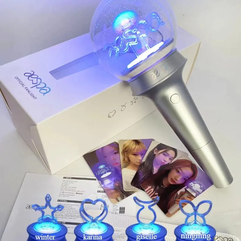 LED Light Sticks Kpop Aespa Lightstick Korea Light Stick Karina Giselle