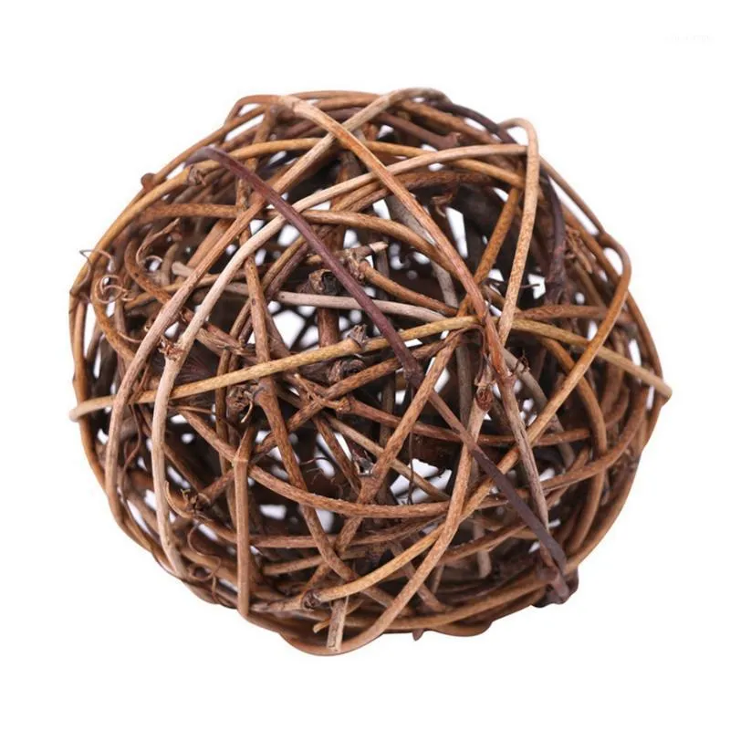 Nyhetsartiklar Originalfärg Earthy Rattan Ball Christmas Celebration Floral Primär Natural Vine Balls Shopping Mall Decoration