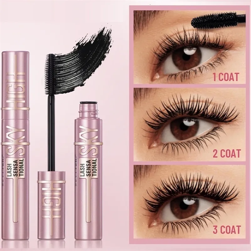 Mascara Ögonfransar Förlängning Mascara Vattenfast Långvarig Silkeslen Lash Svarta ögonfransförlängning Make Up Beauty Eye Korean Cosmetic 230712