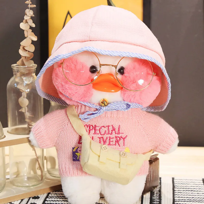 30cm Flifan Duck Cute Stuffed Toy Duck Pato Lalafanfan Paper Duck Hug  Kawaii Plush Animals Toys