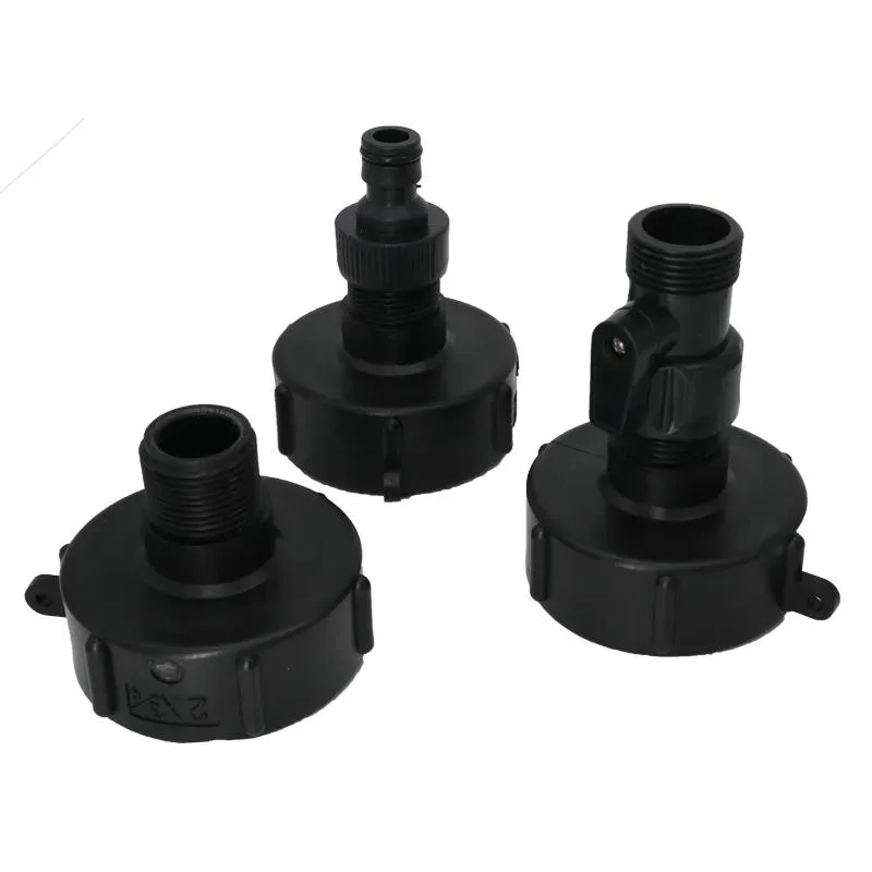 50pcs/lot IBC Su Tankı Bahçe Hortumu 3/4inch 1/2inch Adaptör ve 2inch Payanda Hızlı Gemi