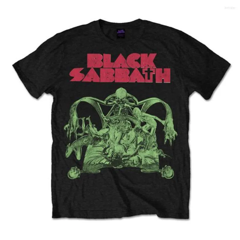 Men's T Shirts Black Shirt Sabbath Mens Tshirt Cutout