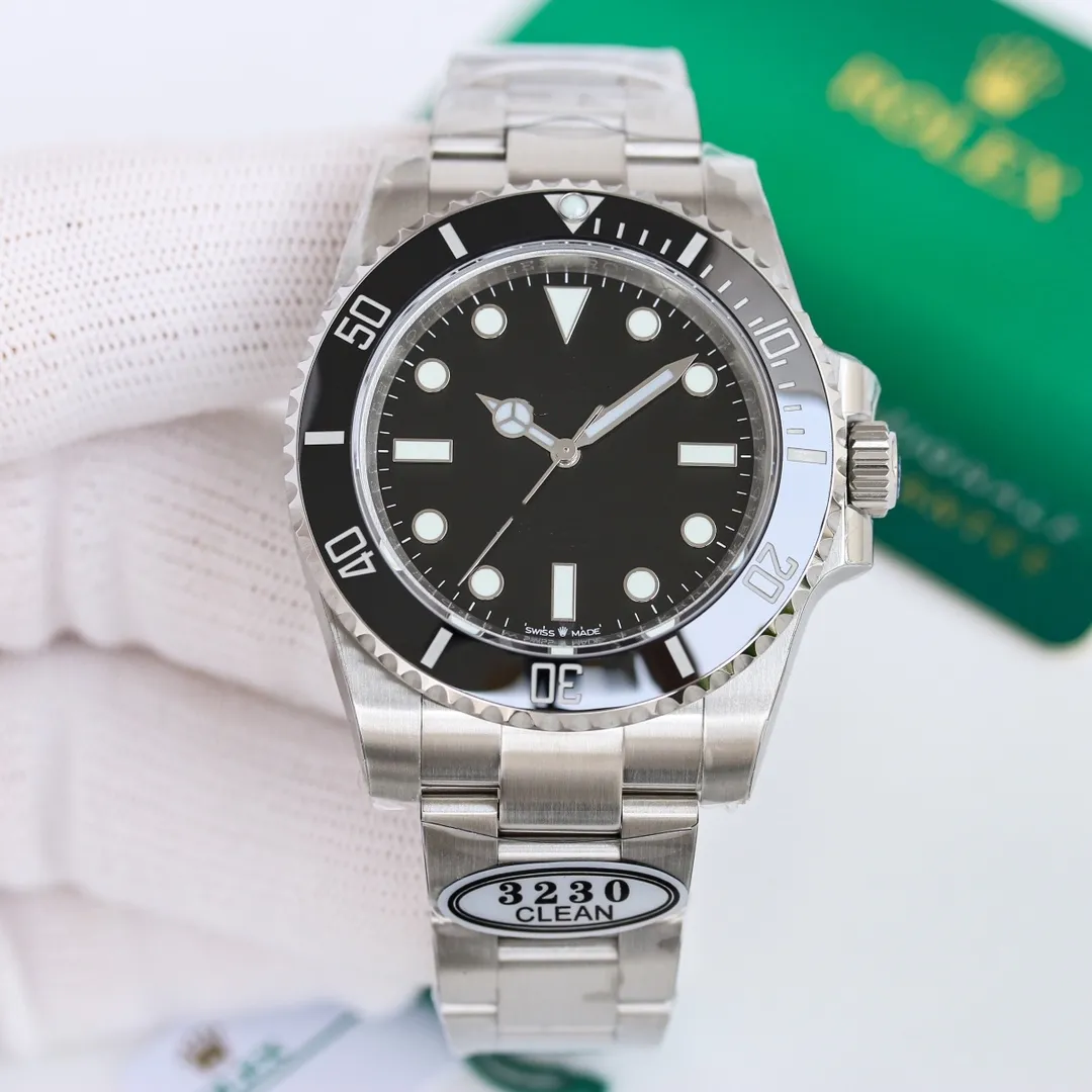 Clean Montre de Luxes Luxury Watch Men Watchs 41mm 3230 Movimento meccanico automatico 904L Case d'acciaio Orologi da polso RELOJES