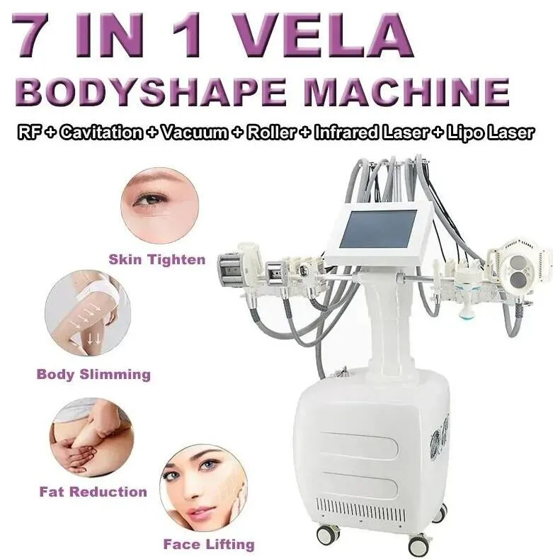 Professional V10 slimming Cavitation Vacuum RF BIO cooling pads bodyshape weight loss cellulite removal Weight Loss Machine Body Sculpting shape machine