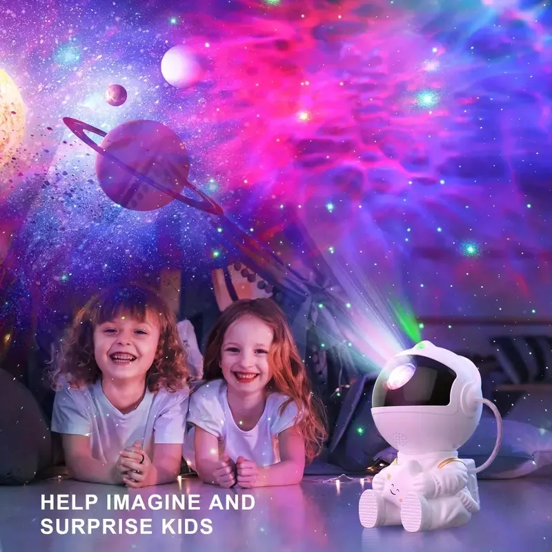 Stern Projektor Astronaut Galaxy Licht Projektor, Kinder Nebel Nachtlicht  Mit Fernbedienung Und 360 ° Rotation Magnetische Kopf, Von 11,97 €