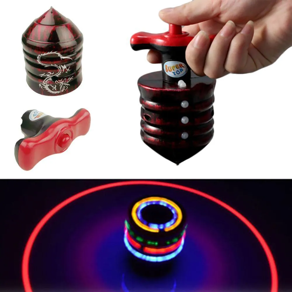Spinning Top Toupie Toy with Light and Music Dynamic Suitable for Childrens Gift Color Whipping 230714
