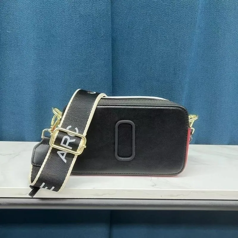 Torba torba na crossbody torebka kamera torba czarna podwójne zamek błyskawiczne torba na ramię unisex torebki
