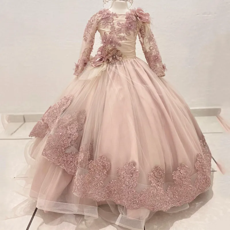 Girls Birthday Ball Dress Flower Girl Wedding Princess Dress main image 1
